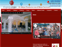 Tablet Screenshot of elgloborojo.com.mx